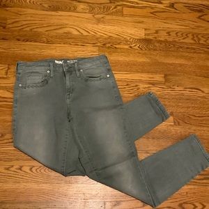 3/$30 Mossimo light green jeans high rise skinny 6